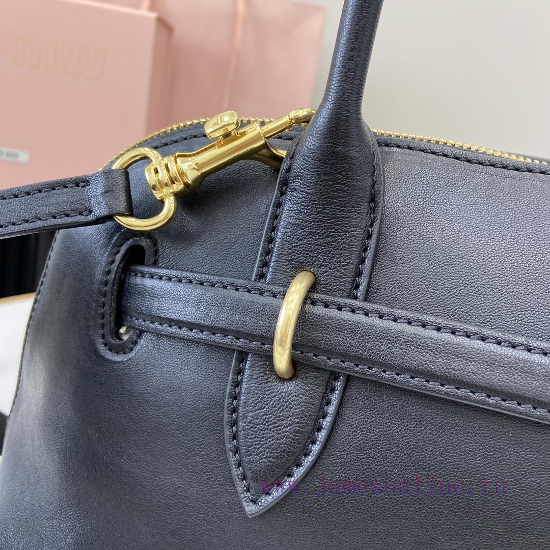 MiuMiu Bags The New Miu Miu Popular Bowling Bag Comes With A Complete Set Of Original Packaging. It Is Made huxteapy - Image 8