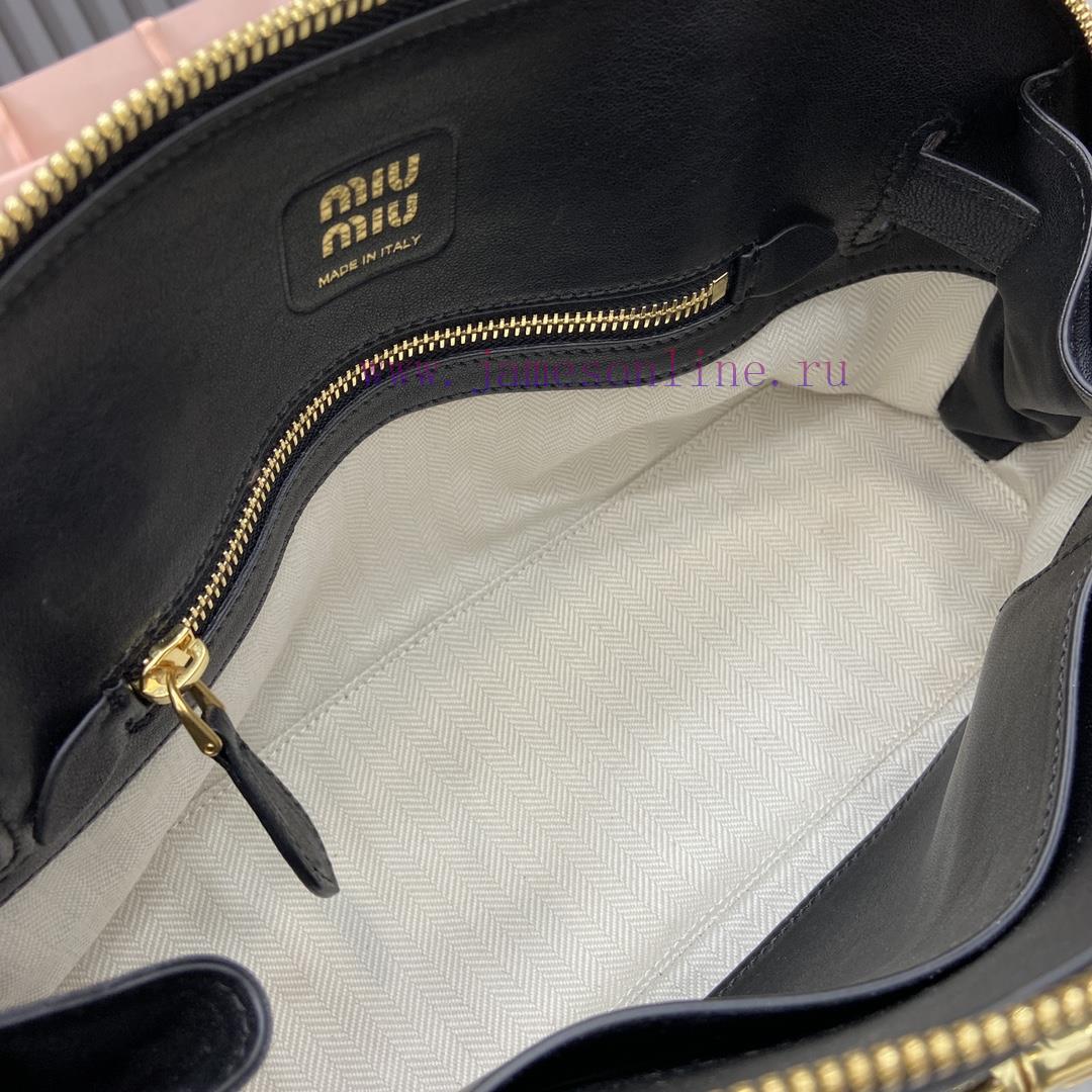 MiuMiu Bags The New Miu Miu Popular Bowling Bag Comes With A Complete Set Of Original Packaging. It Is Made huxteapy - Image 9