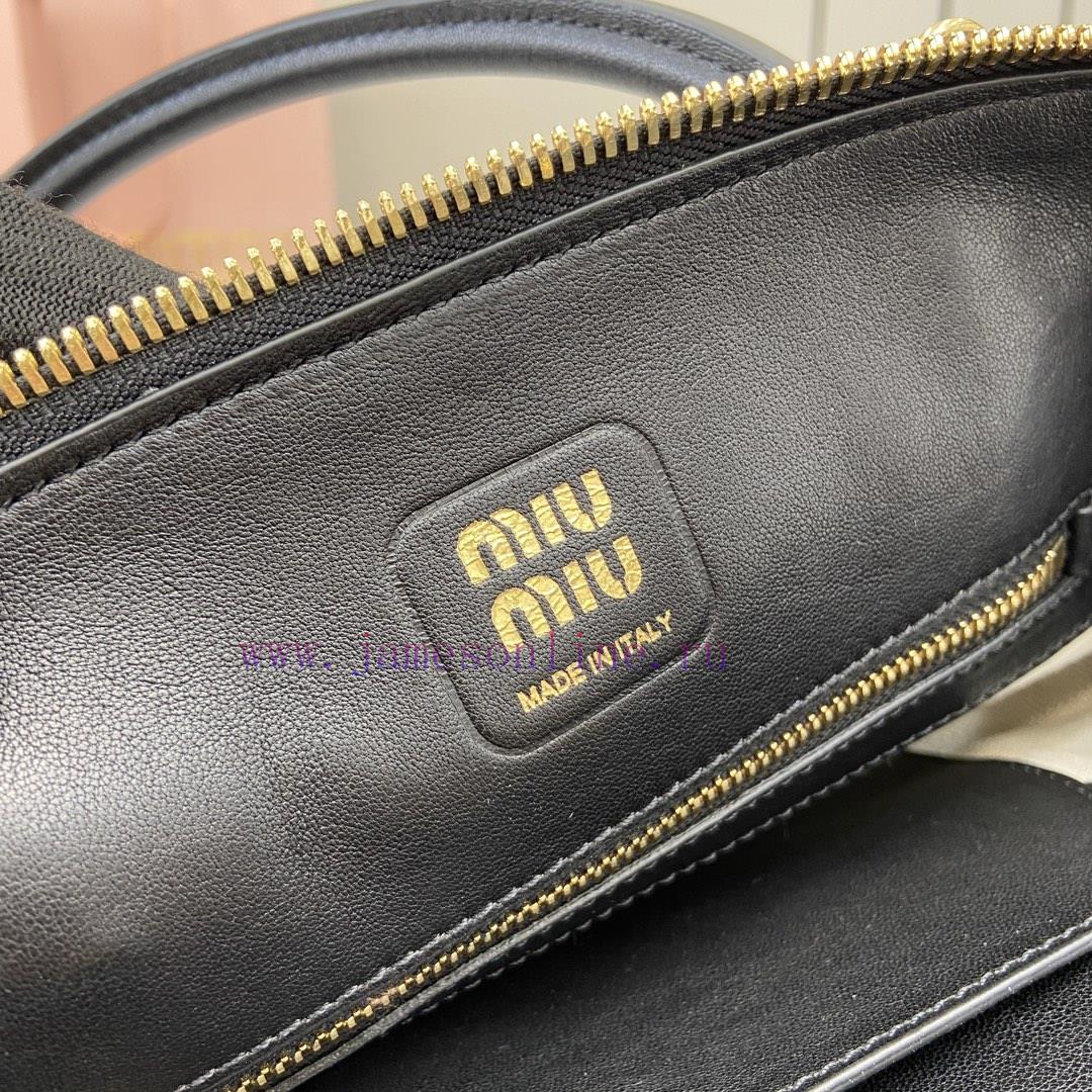 MiuMiu Bags The New Miu Miu Popular Bowling Bag Comes With A Complete Set Of Original Packaging. It Is Made huxteapy - Image 10
