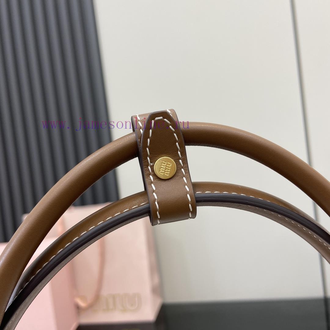 MiuMiu Bags The New MIU MIU Original Canvas With Caramel Brown Briefcase Combines Fashion And Classic And T kdu9q4sc - Image 8