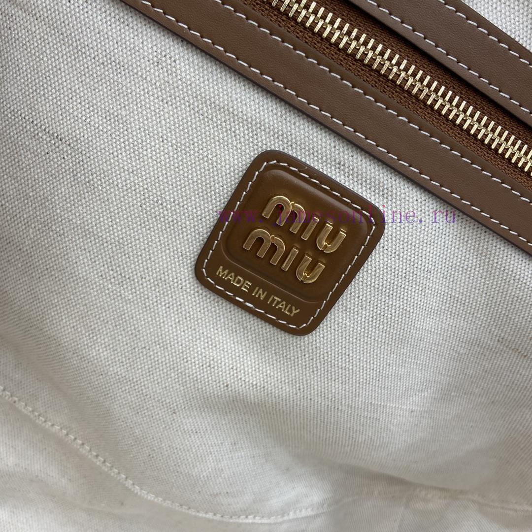 MiuMiu Bags The New MIU MIU Original Canvas With Caramel Brown Briefcase Combines Fashion And Classic And T kdu9q4sc - Image 10