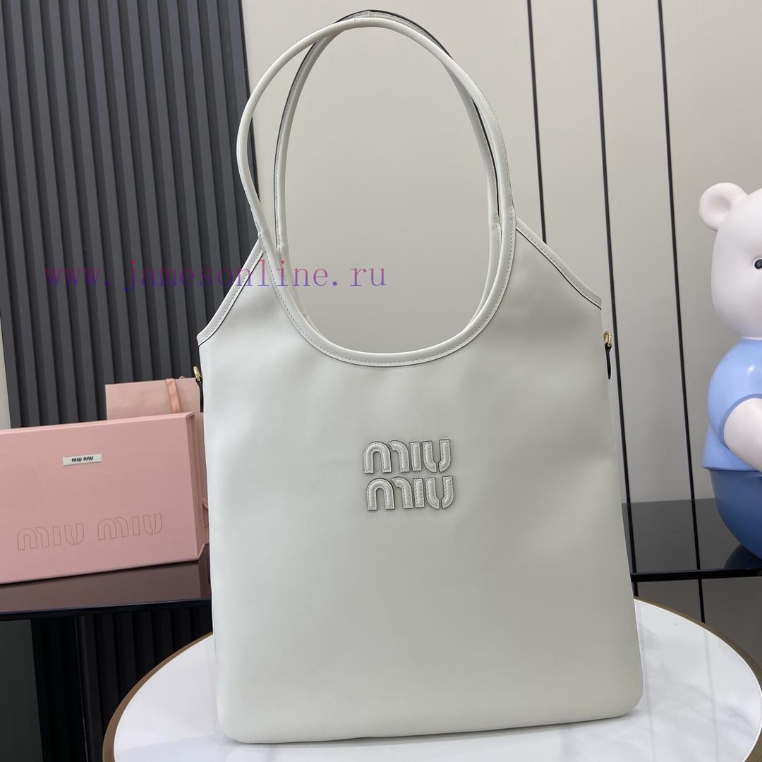 MiuMiu Bags New Miu Women's IVY Leather Shoulder Bag With Full Original PackagingThis Classic Tote Bag Is A m7dkj250 - Image 2