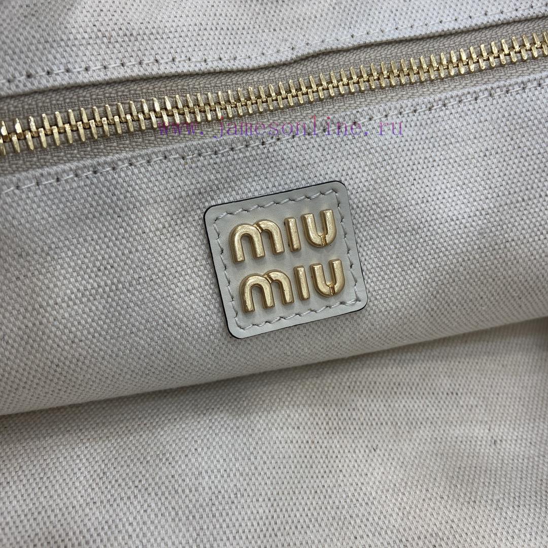 MiuMiu Bags New Miu Women's IVY Leather Shoulder Bag With Full Original PackagingThis Classic Tote Bag Is A m7dkj250 - Image 9