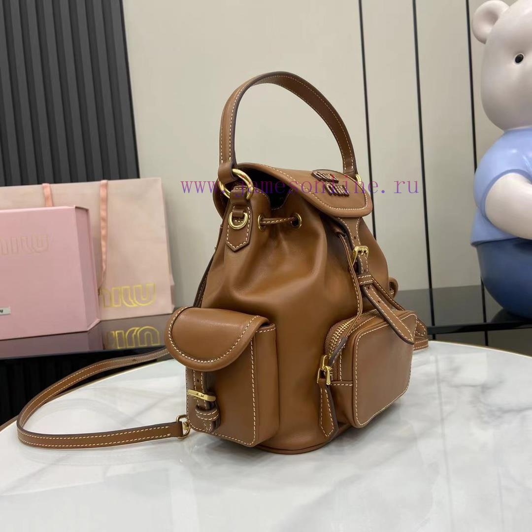 MiuMiu Bags Equipped With A Complete Set Of Original Packaging This New Product Features Imported Calf Leat mh6bp0g4 - Image 3