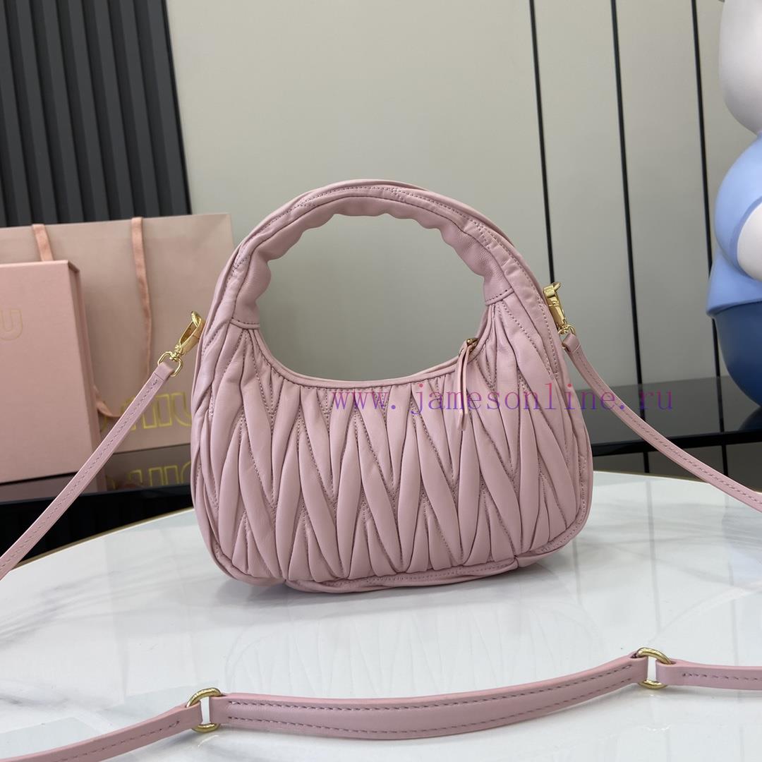 MiuMiu Bags The New MiuWander Handbag Comes With A Complete Set Of Original Packaging. It Features The Icon 5p97p6si - Image 4