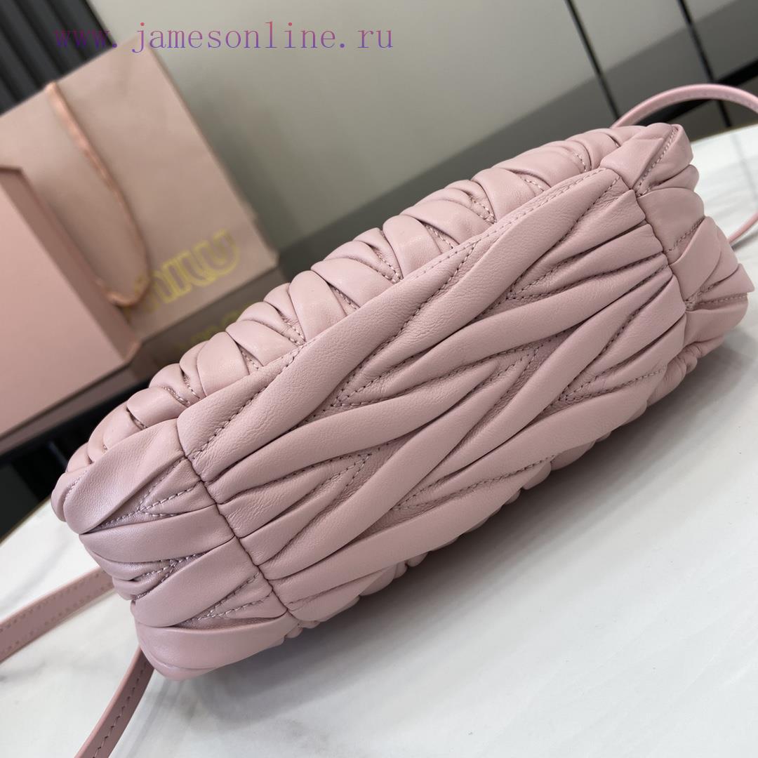MiuMiu Bags The New MiuWander Handbag Comes With A Complete Set Of Original Packaging. It Features The Icon 5p97p6si - Image 5
