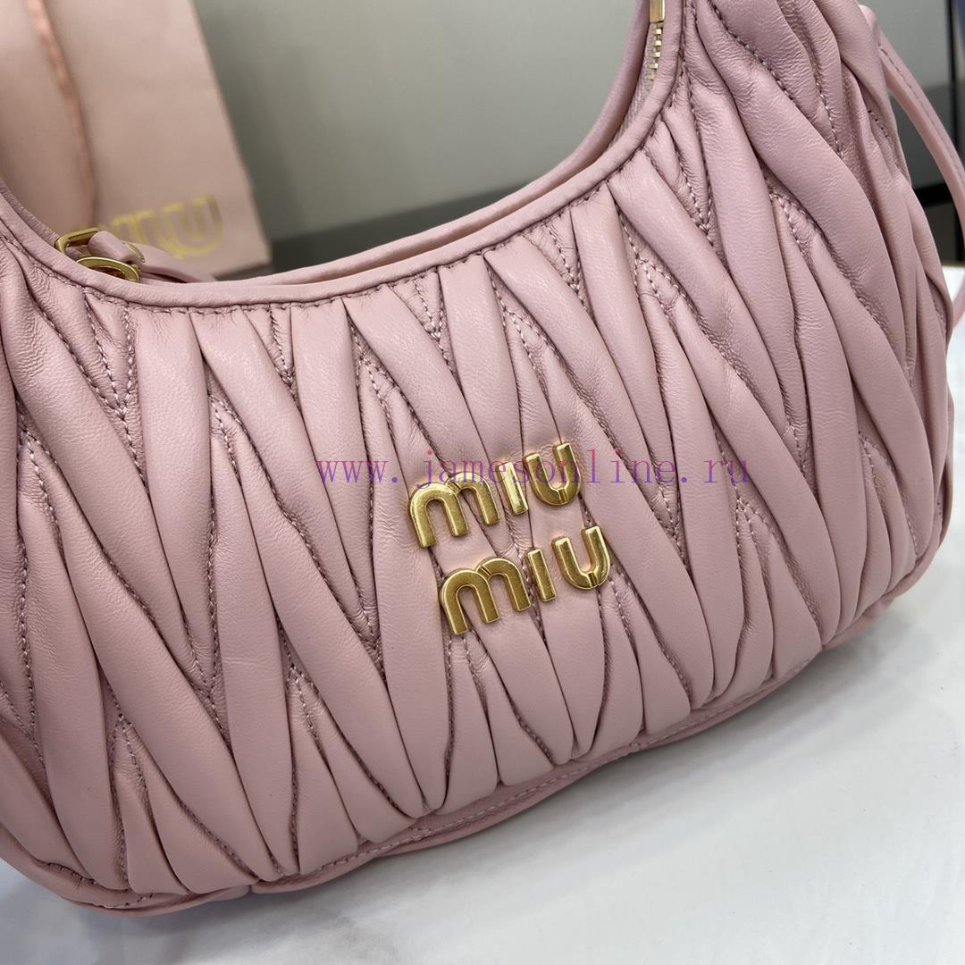 MiuMiu Bags The New MiuWander Handbag Comes With A Complete Set Of Original Packaging. It Features The Icon 5p97p6si - Image 6