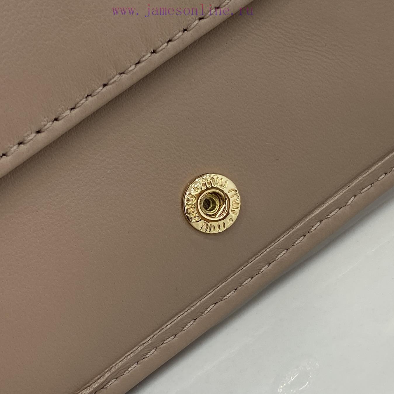 MiuMiu Bags Equipped With A Complete Set Of Original Packaging The New Pocket Wallet Is Made Of Imported To 5prj6u6n - Image 11