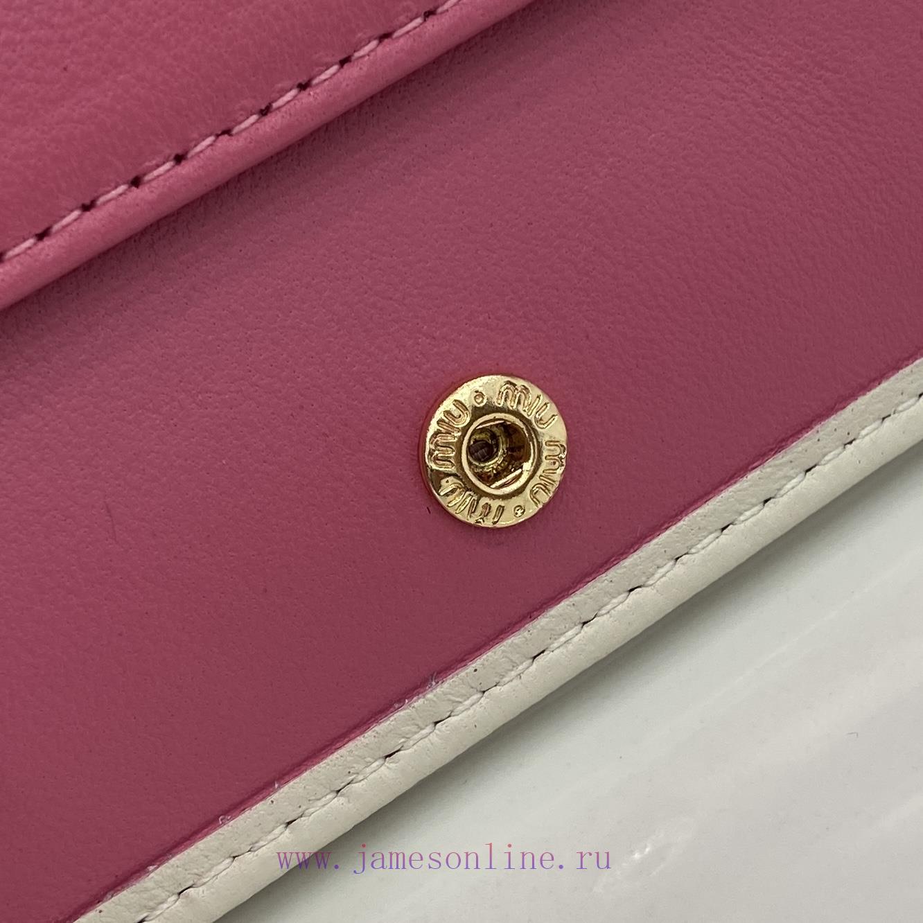 MiuMiu Bags Equipped With A Complete Set Of Original Packaging The New Pocket Wallet Is Made Of Imported To dg0fzdml - Image 11