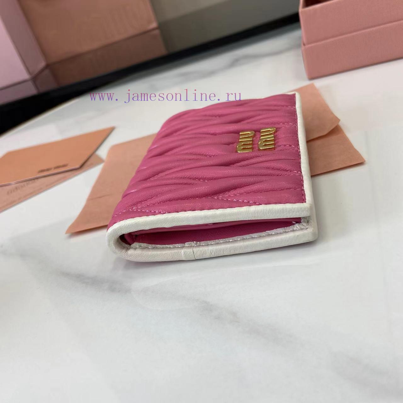 MiuMiu Bags Equipped With A Complete Set Of Original Packaging The New Pocket Wallet Is Made Of Imported To dg0fzdml - Image 12