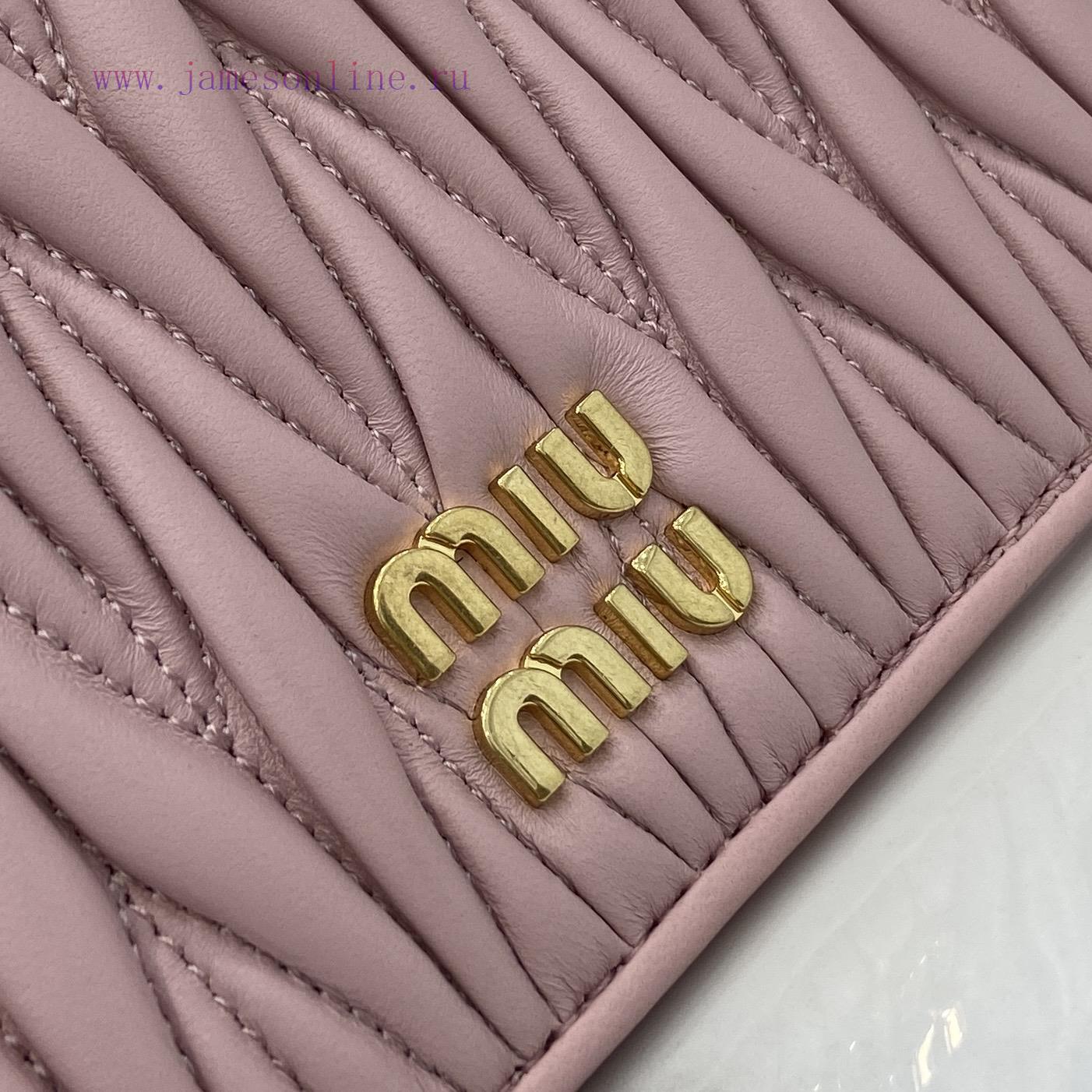 MiuMiu Bags The Latest Pocket Wallet Card Bag Comes With A Complete Set Of Original Packaging Featuring Top oxxauys9 - Image 6