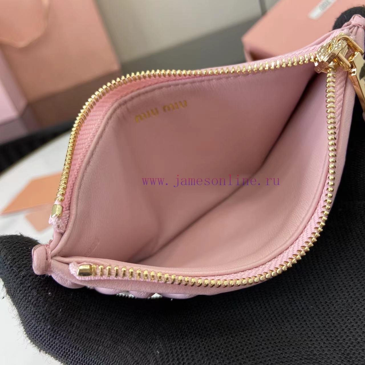 MiuMiu Bags The Latest Pocket Wallet Card Bag Comes With A Complete Set Of Original Packaging Featuring Top oxxauys9 - Image 10
