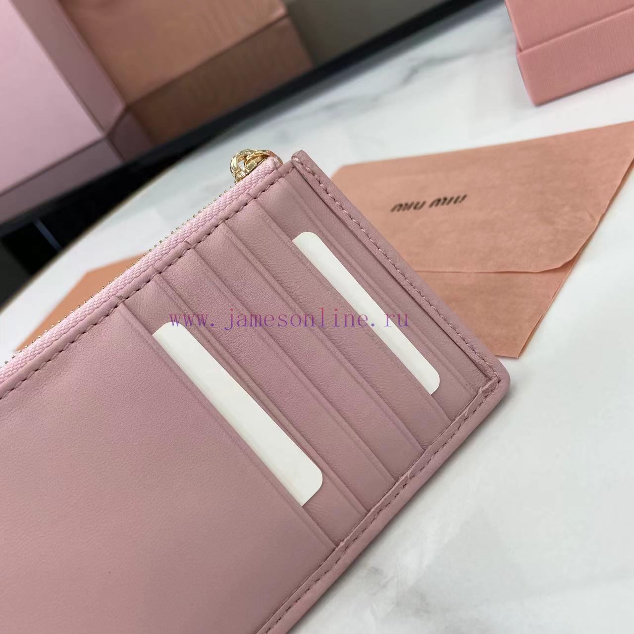 MiuMiu Bags The Latest Pocket Wallet Card Bag Comes With A Complete Set Of Original Packaging Featuring Top oxxauys9 - Image 11