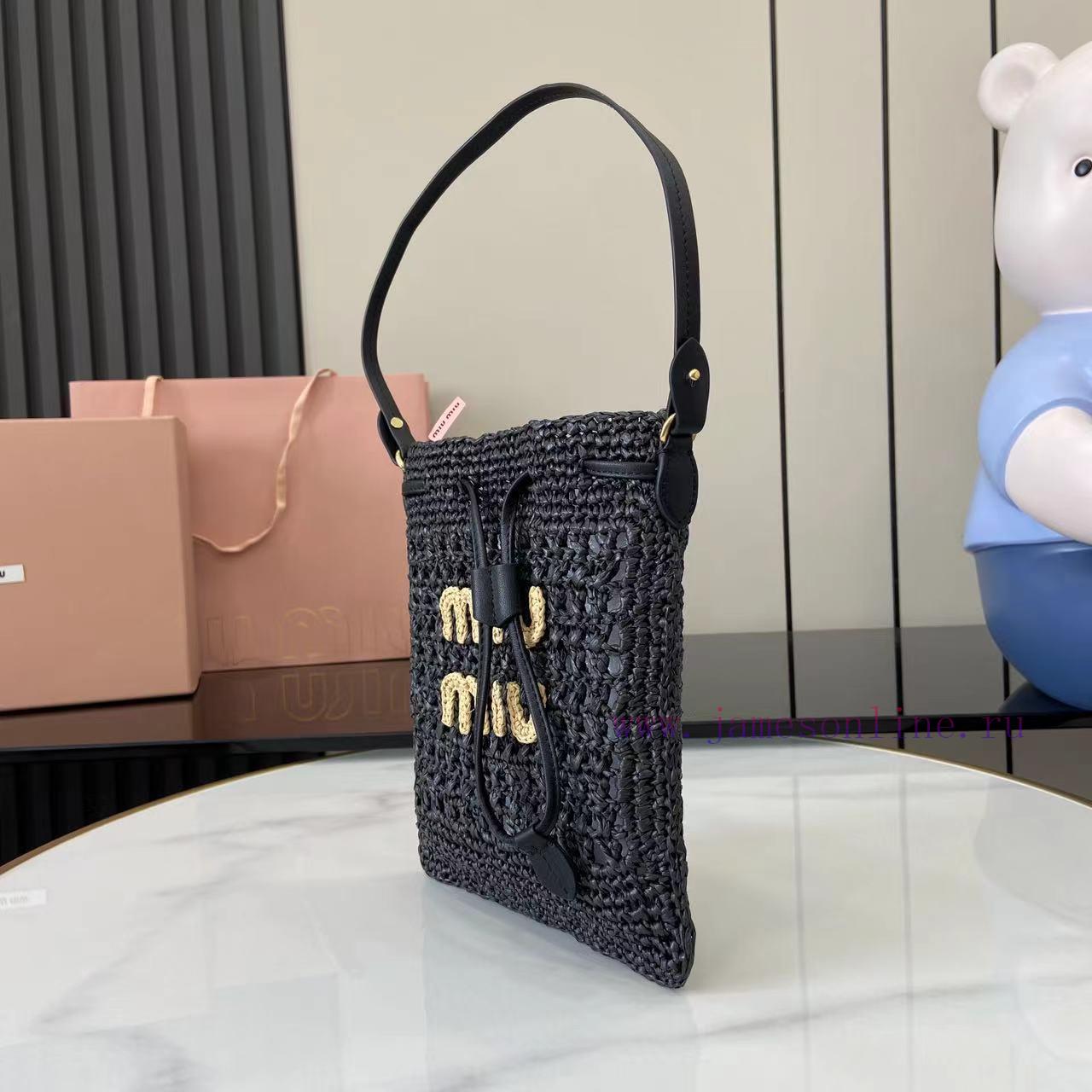 MiuMiu Bags The New Product "Comes With A Full Set Of Original Packaging" Is A Woven Bag Made Of Japanese I vcnu294e - Image 7