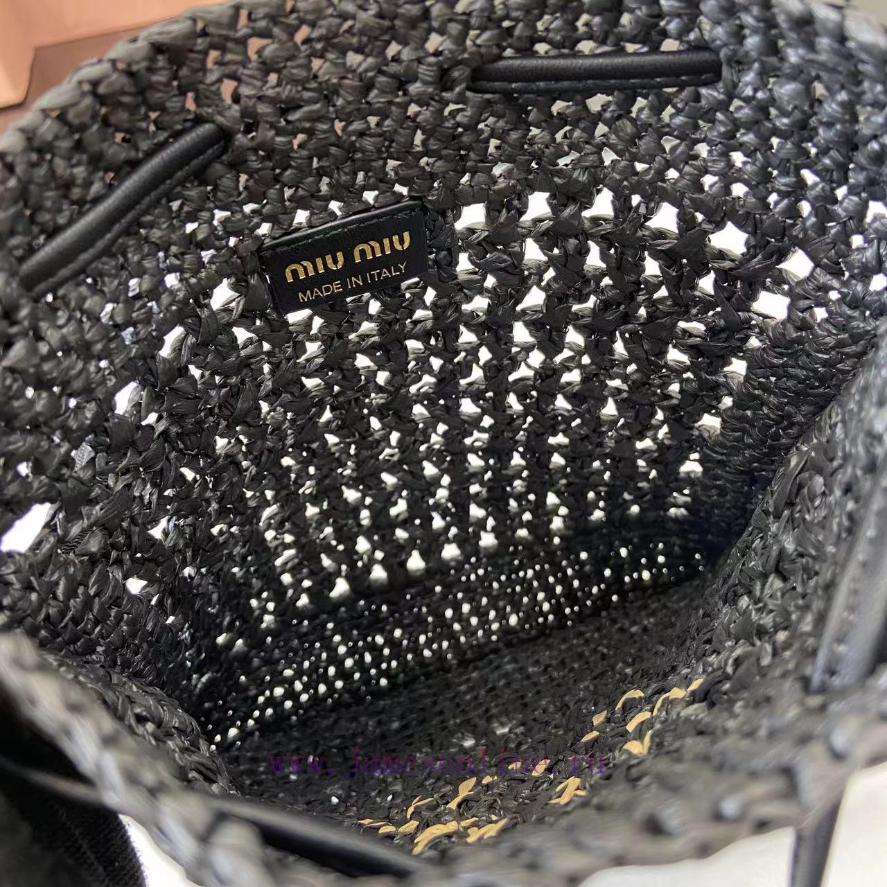 MiuMiu Bags The New Product "Comes With A Full Set Of Original Packaging" Is A Woven Bag Made Of Japanese I vcnu294e - Image 9