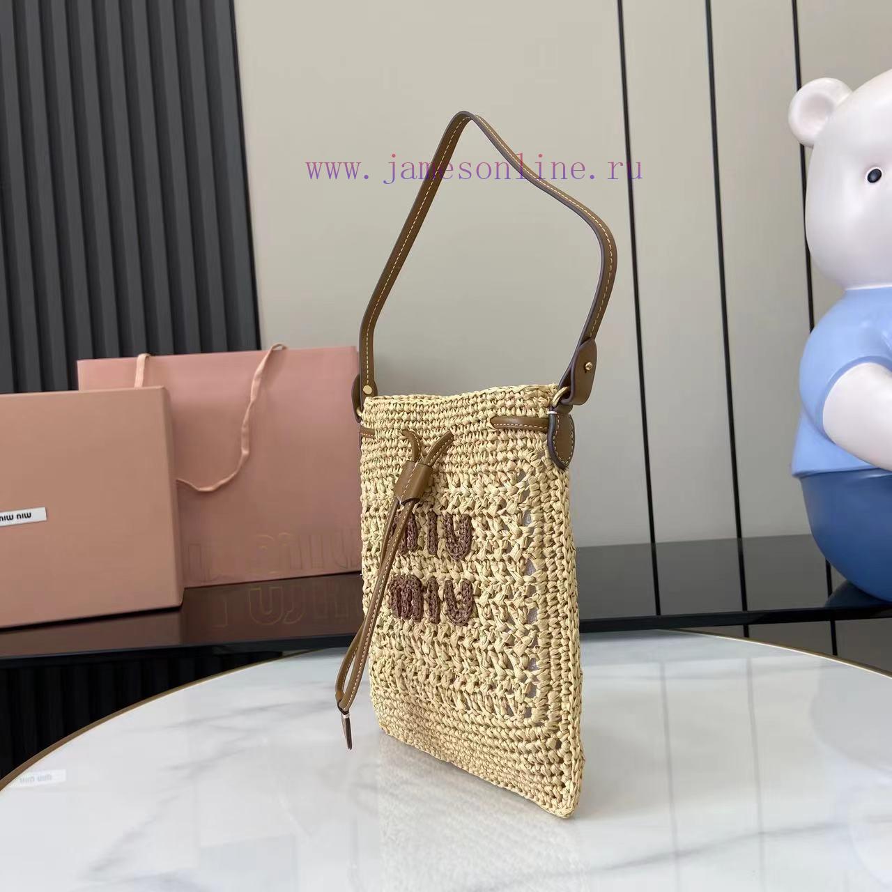 MiuMiu Bags The New Product "Comes With A Full Set Of Original Packaging" Is A Woven Bag Made Of Japanese I 4pbyo9id - Image 7
