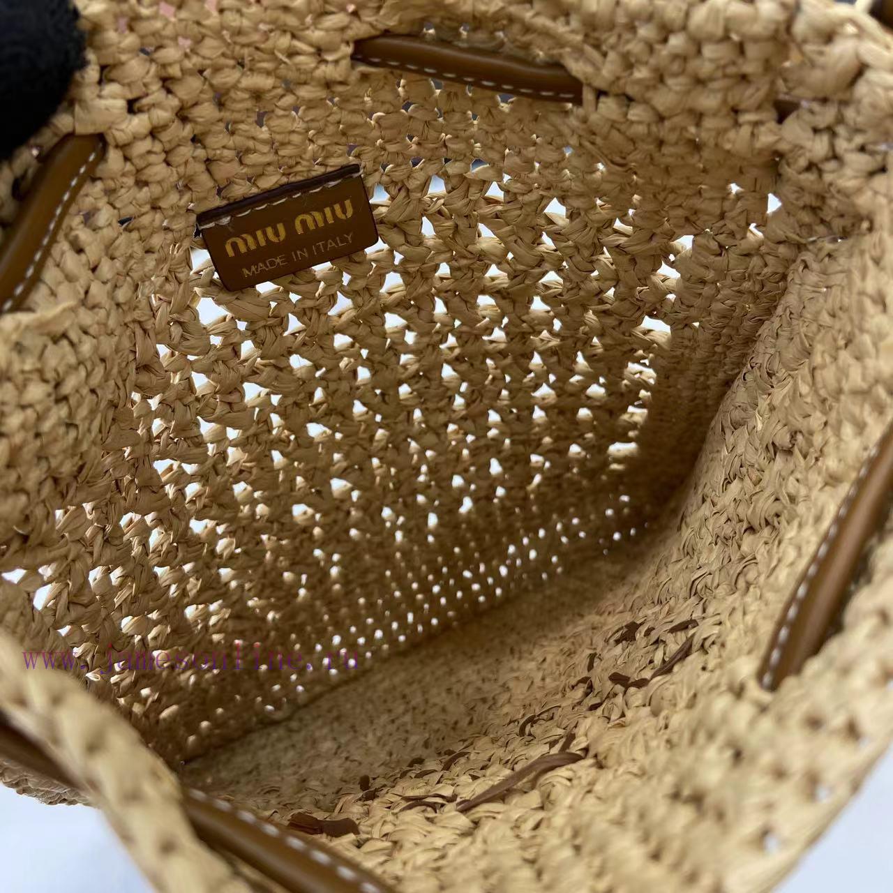 MiuMiu Bags The New Product "Comes With A Full Set Of Original Packaging" Is A Woven Bag Made Of Japanese I 4pbyo9id - Image 9