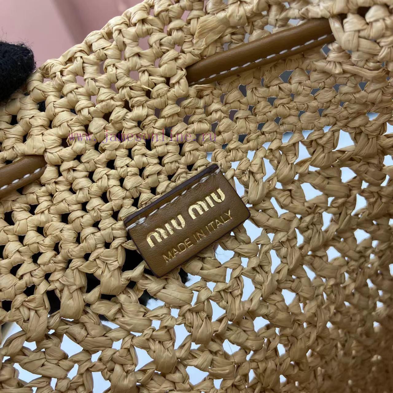 MiuMiu Bags The New Product "Comes With A Full Set Of Original Packaging" Is A Woven Bag Made Of Japanese I 4pbyo9id - Image 10