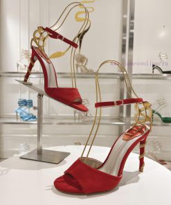 Top 9.5cmR ᴇɴᴇ C ᴀᴏᴠɪʟʟᴀ | 2024s 𝐒 Heavy Industry Autumn/Winter Explosive Red Morgan High Heel evjo0gea