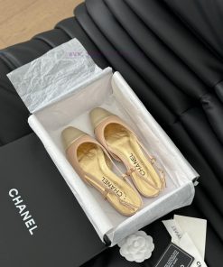 Chanel Classic Slingback Chanel Empty SandalsImported Silk Material Imported Mixed Sheepskin It zvn8bkle
