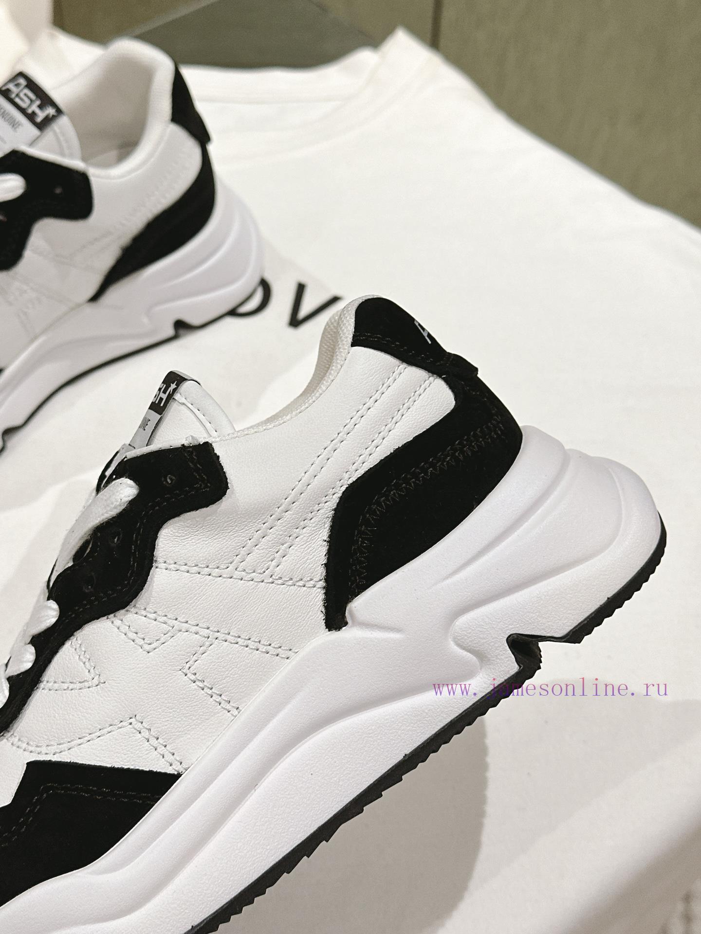 | ²⁰²4 𝐬𝐬 🤍🤎 ASH's New MAGIC Series Fashionable White Shoes Are Casual With Chrome Free Cowhid 6wecleu7 - Image 5