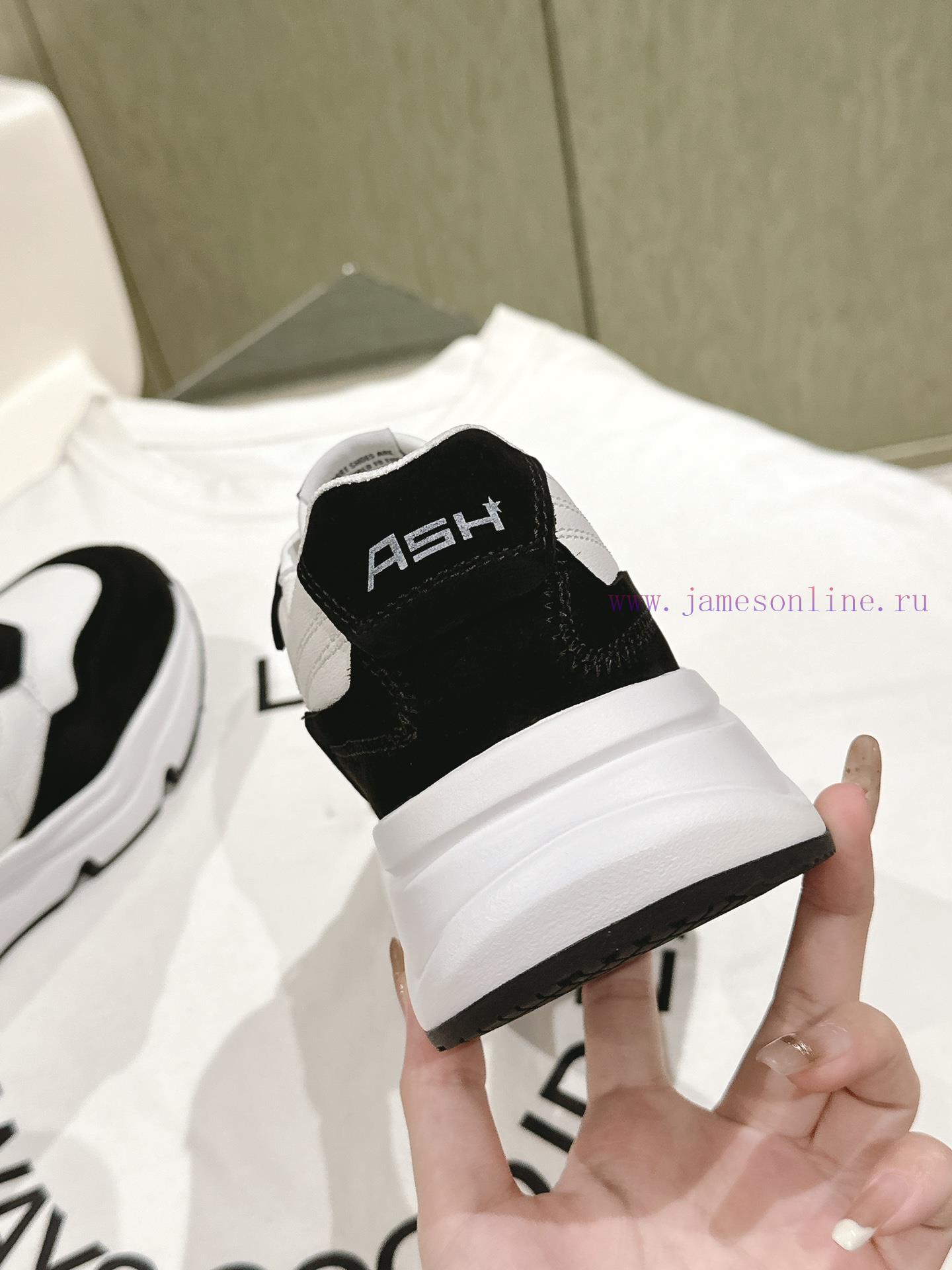 | ²⁰²4 𝐬𝐬 🤍🤎 ASH's New MAGIC Series Fashionable White Shoes Are Casual With Chrome Free Cowhid 6wecleu7 - Image 7