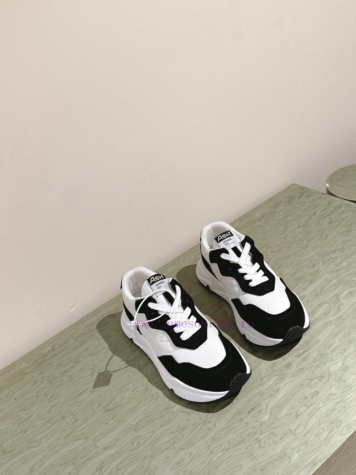 | ²⁰²4 𝐬𝐬 🤍🤎 ASH's New MAGIC Series Fashionable White Shoes Are Casual With Chrome Free Cowhid 6wecleu7 - Image 8