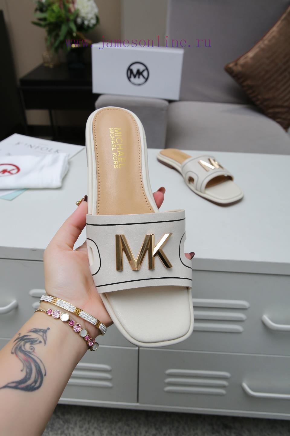 P. MICHAEL KORS New Sandals Original One To One Private Model Production Fashionable Simple Gen 049aenmd - Image 2
