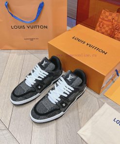 Louis Vuitton's New Checkerboard Denim Trainer Sneakers For CouplesSize 35-45Update Time: 2022- sl34zdvg