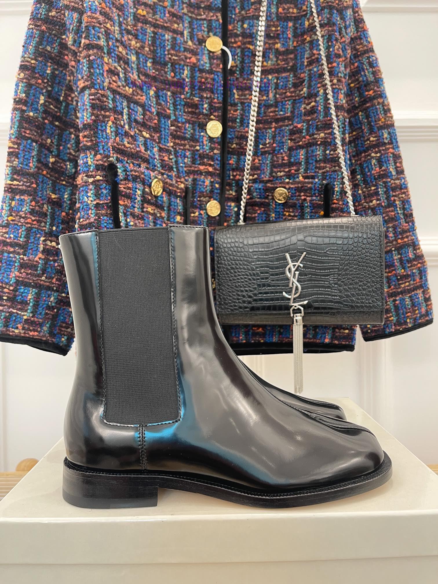 Maison Margiela | MM6 Chelsea Autumn/Winter Top Tabi Split Toe Boots___________________________ cgzamfdi - Image 2