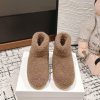 Top QualityPrada Fw24 New Arrival～P Home 2024 Autumn/Winter New Triangle Logo Hairy BootsHow Co mm71e1qh
