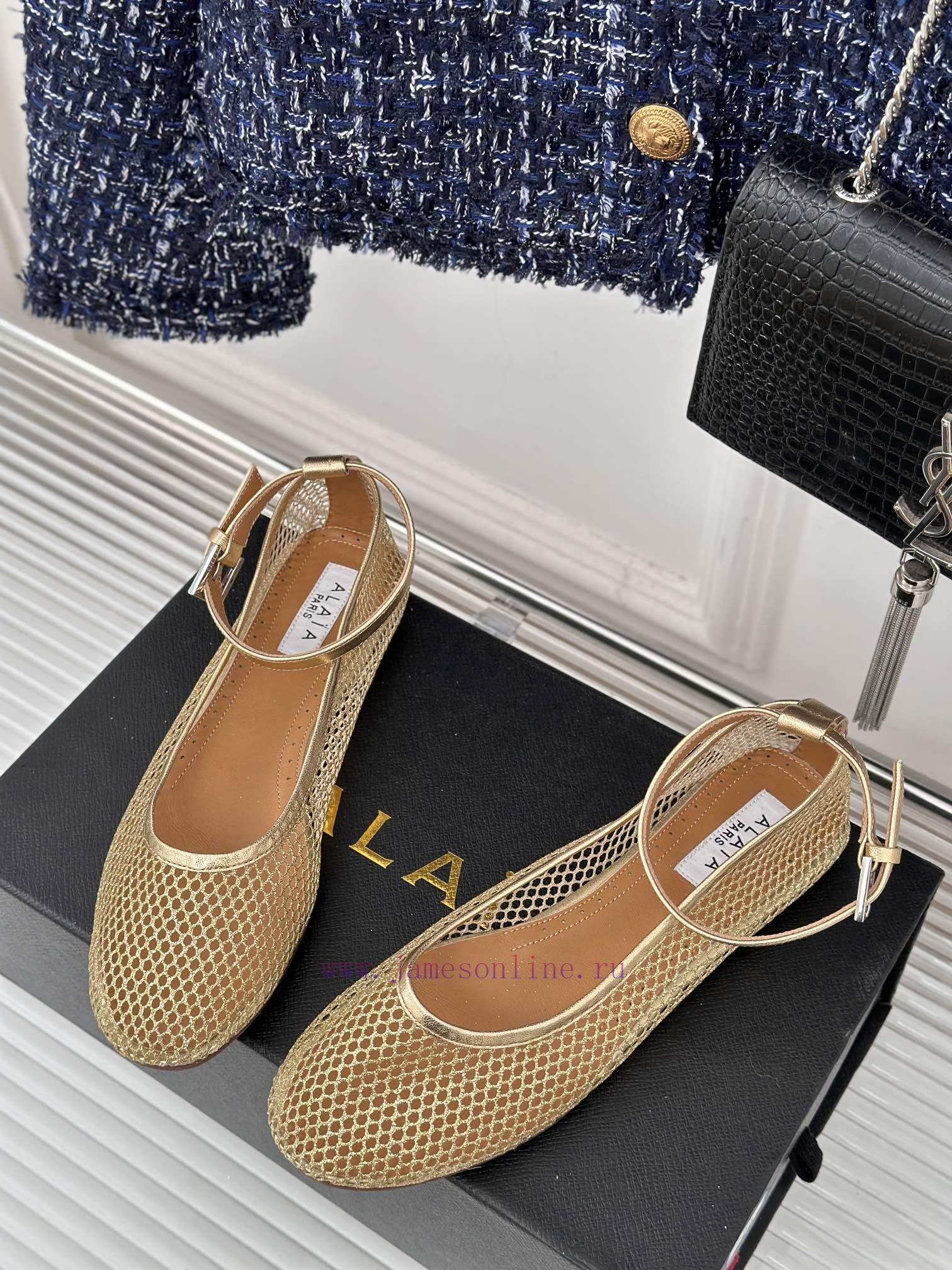 AlAIA | Classic Retro Mesh Mary Jane Shoes From AlAIAFull Of Girlish Style With Both Modern And n14j9jp4 - Image 3