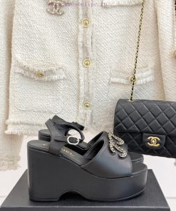 Chanel | Chanel 25P Spring/Summer New ProductsDouble C-chain Thick Soled SandalsPersonalized Fa aew1s01w
