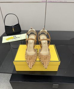 FENDI's Latest Popular Double Belt FF Decorative Jacquard FabricJacquard Fabric On The Upper Of inxm7xko