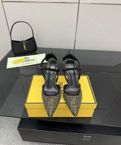 FENDI's Latest Popular Double Belt FF Decorative Jacquard FabricJacquard Fabric On The Upper Of lvo6ccok
