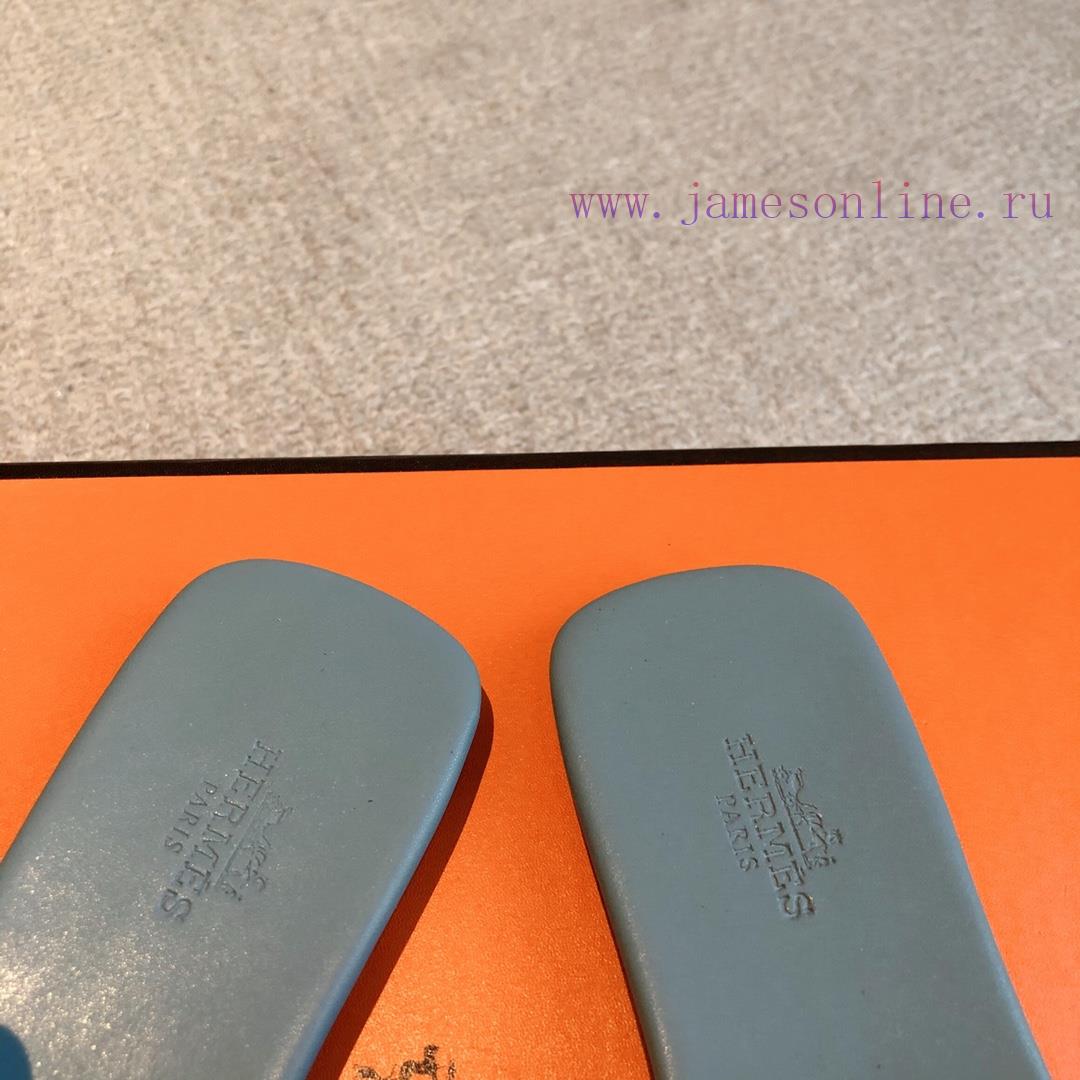 Hermes... A Eclair Slipper2023 New Products+Explosive SeriesThe Sole Is Lightweight And Has A C 97h90eh9 - Image 6