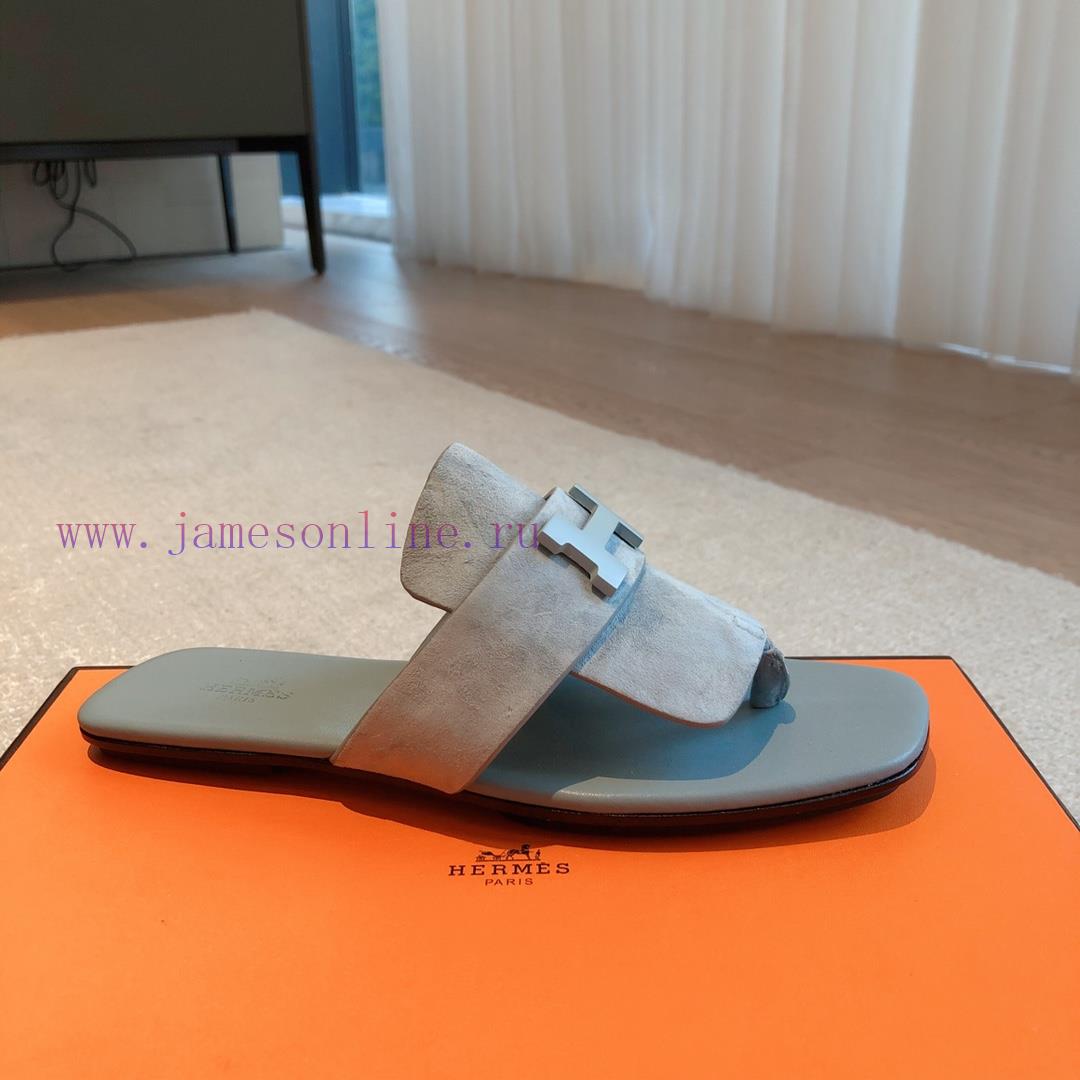 Hermes... A Eclair Slipper2023 New Products+Explosive SeriesThe Sole Is Lightweight And Has A C 97h90eh9 - Image 8