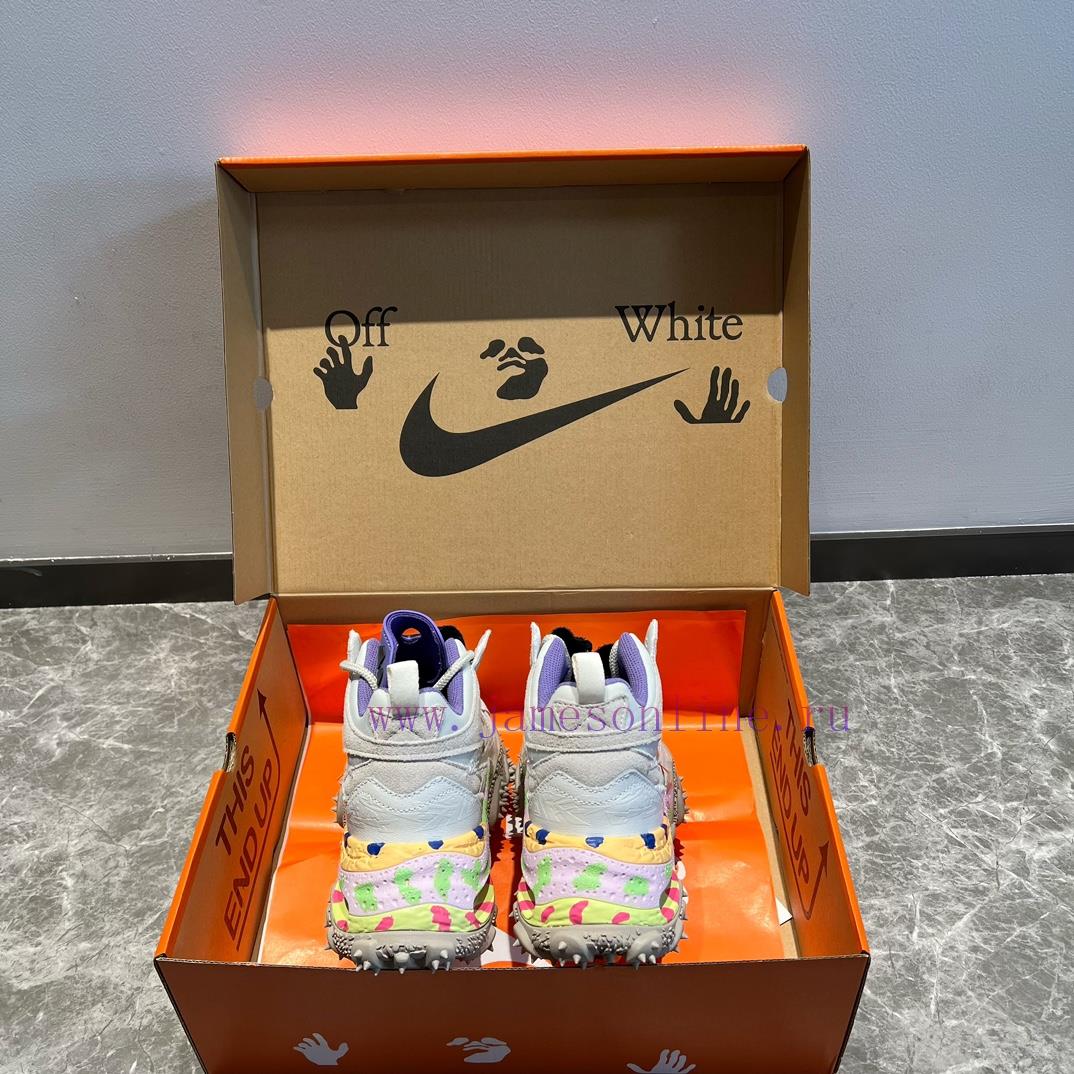 Top Notch OFF-WHITE Nike ACG Air Terra Forma High Top Beige Shoe Upper Made Of High-quality Mat wrvbvjyt - Image 9