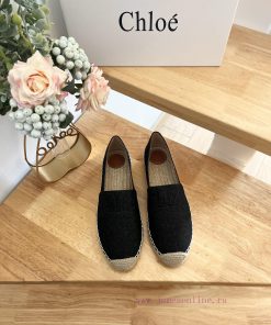 Cloth SurfaceChloe/Kouyi Top Purchasing Goods Most Fisherman's ShoesNew Chloe Canvas Letter Fis c4nut8x2