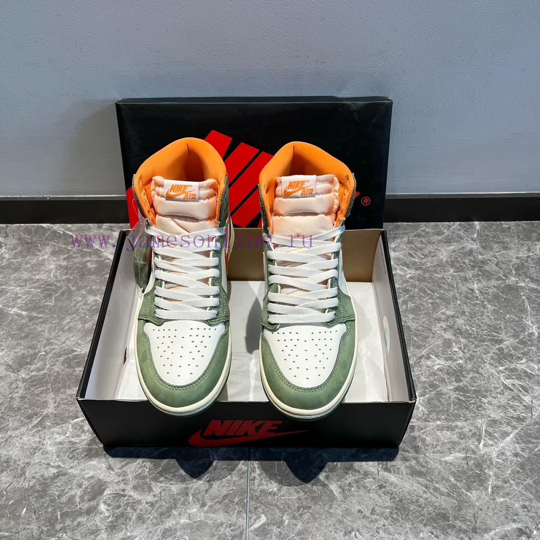 Top Jordan Air Jordan 1 High OG Cratf "Celadon" High Top Green Orange ️ This Shoe Adopts A Popu 0wpwxpep - Image 5