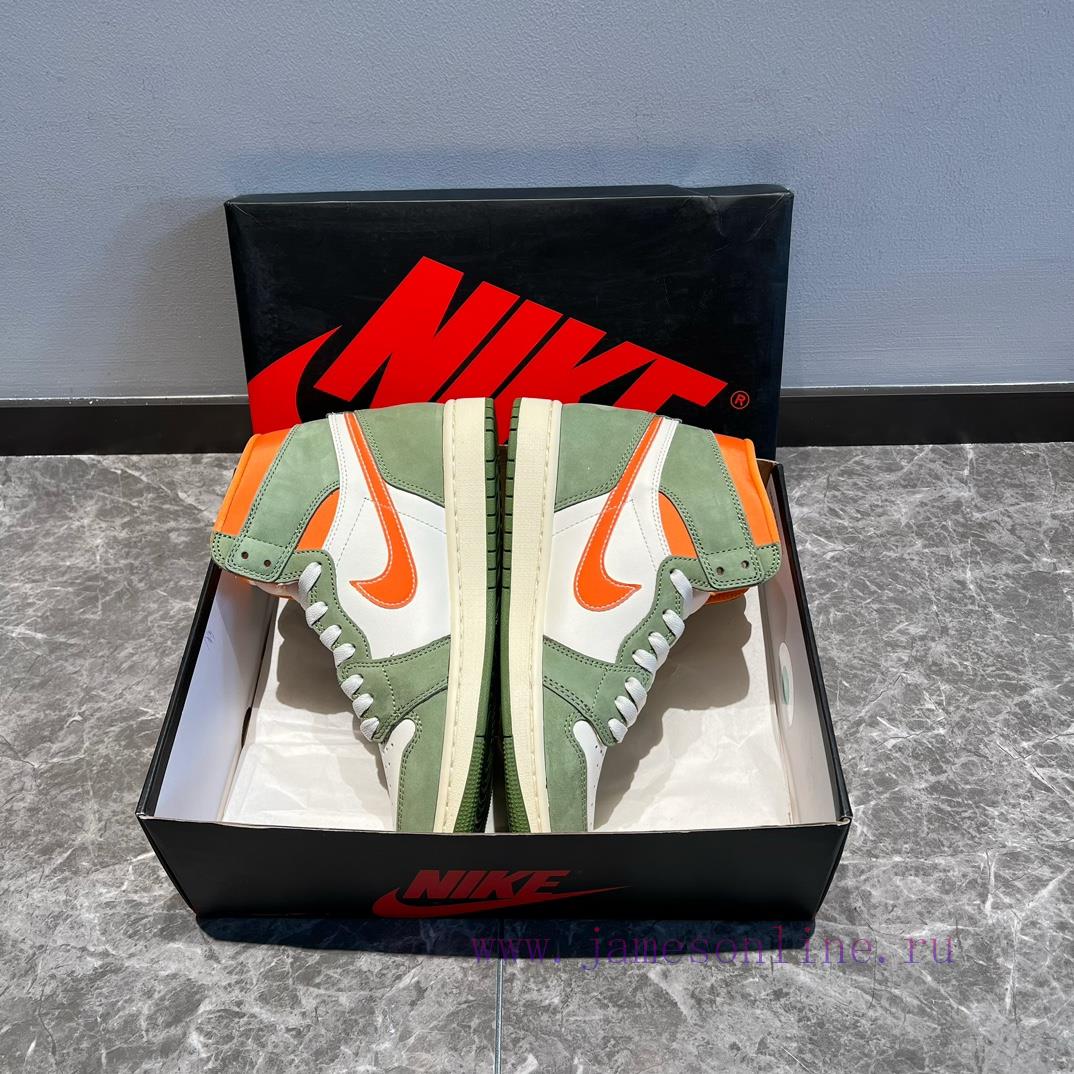 Top Jordan Air Jordan 1 High OG Cratf "Celadon" High Top Green Orange ️ This Shoe Adopts A Popu 0wpwxpep - Image 8