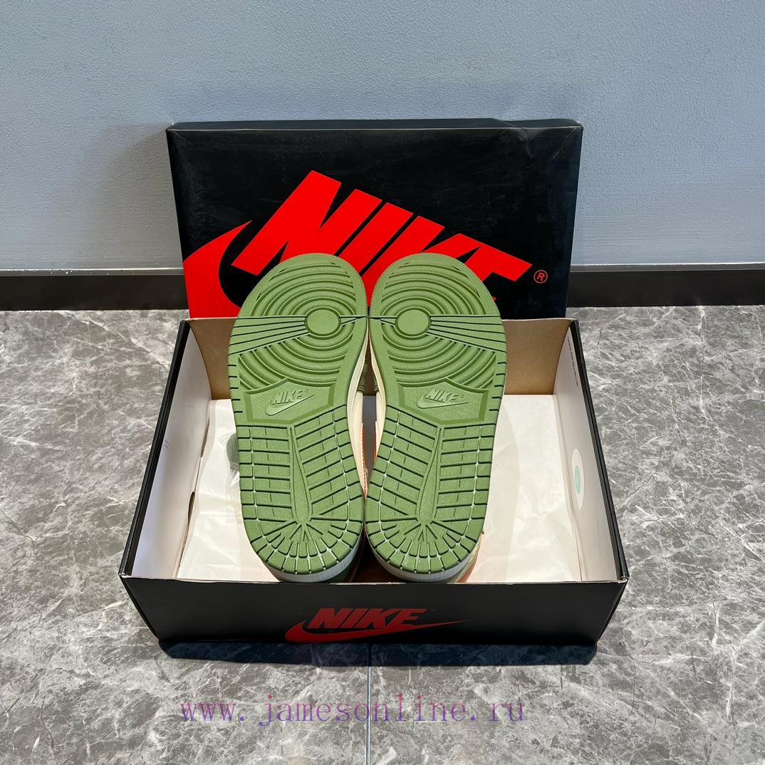 Top Jordan Air Jordan 1 High OG Cratf "Celadon" High Top Green Orange ️ This Shoe Adopts A Popu 0wpwxpep - Image 10