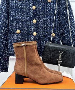 Hermes Classic Autumn/WinterKelly's Chunky Ankle BootsGo MaterialThe Shoe Upper Is Made Of Orig 3qtmhqhl