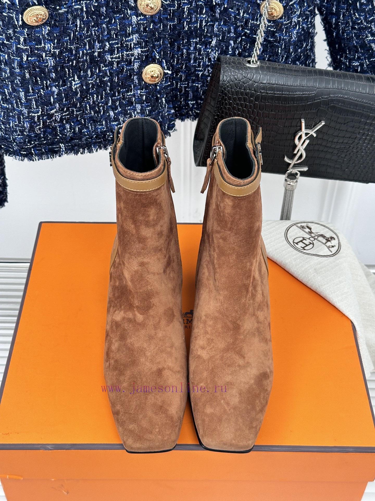 Hermes Classic Autumn/WinterKelly's Chunky Ankle BootsGo MaterialThe Shoe Upper Is Made Of Orig 3qtmhqhl - Image 5