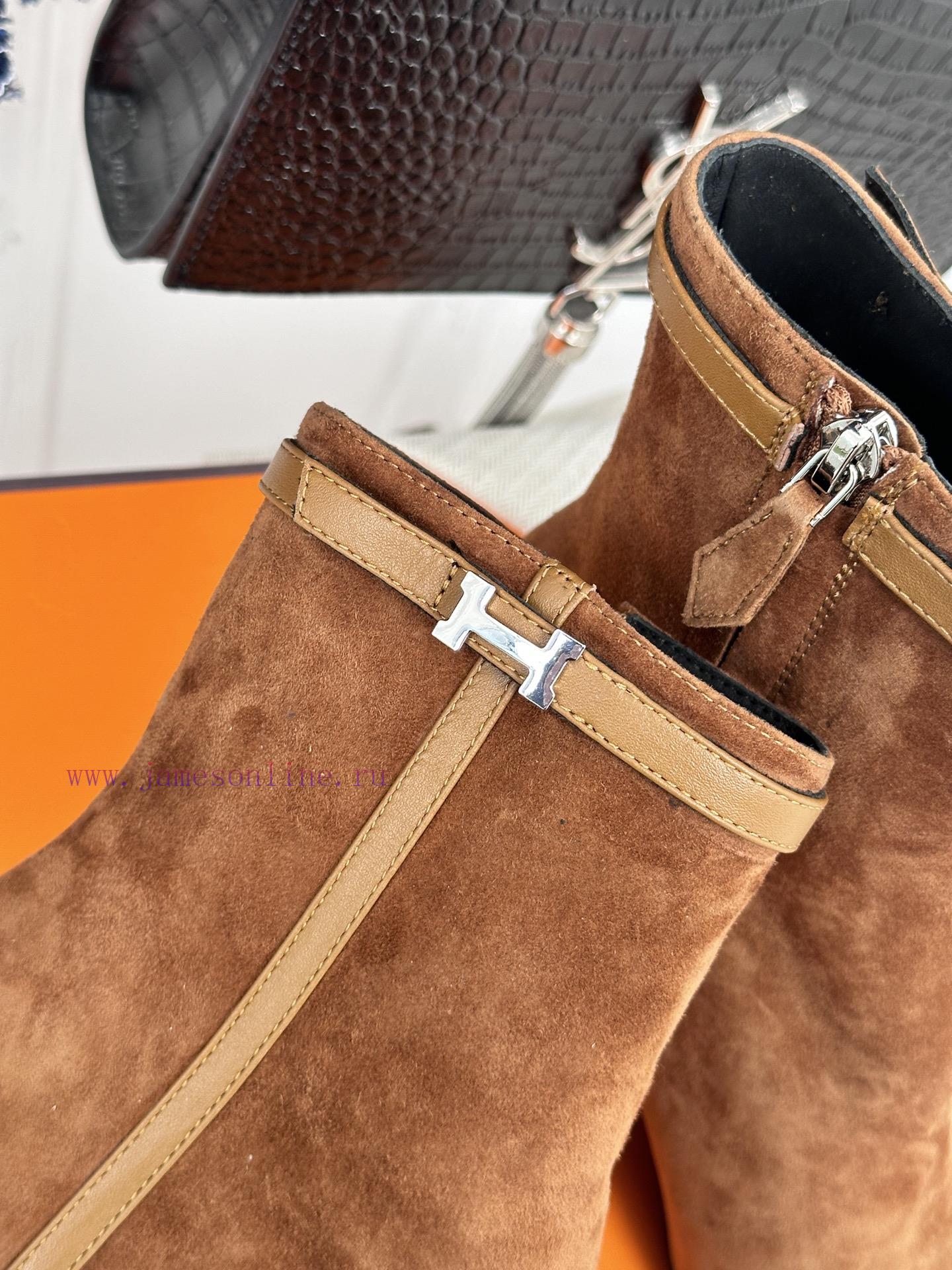 Hermes Classic Autumn/WinterKelly's Chunky Ankle BootsGo MaterialThe Shoe Upper Is Made Of Orig 3qtmhqhl - Image 9