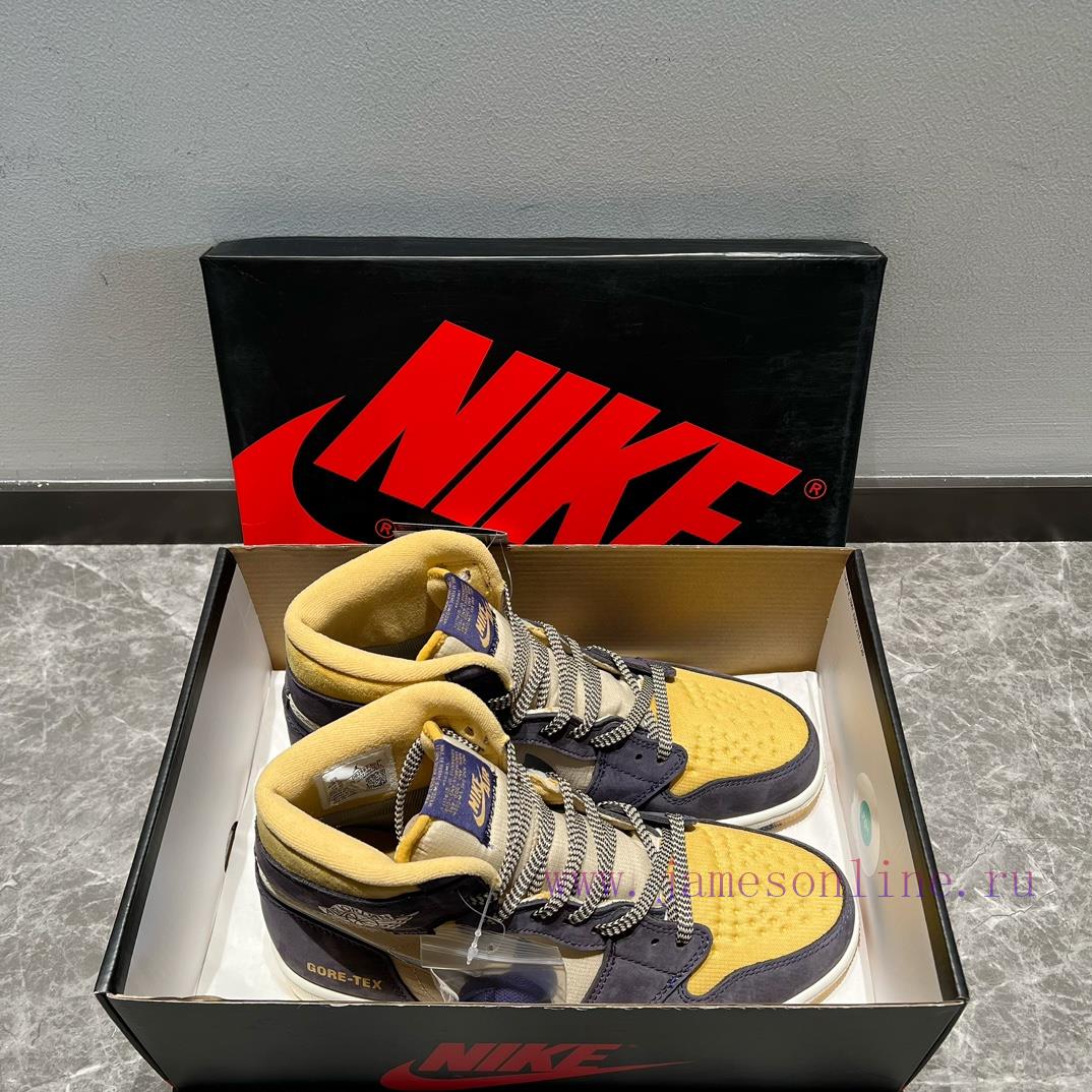 The Jordan Air Jordan 1 Element Gore Tex "Sky J Purple" High Cut Blue Brown Color Scheme Uses S douiurud - Image 3