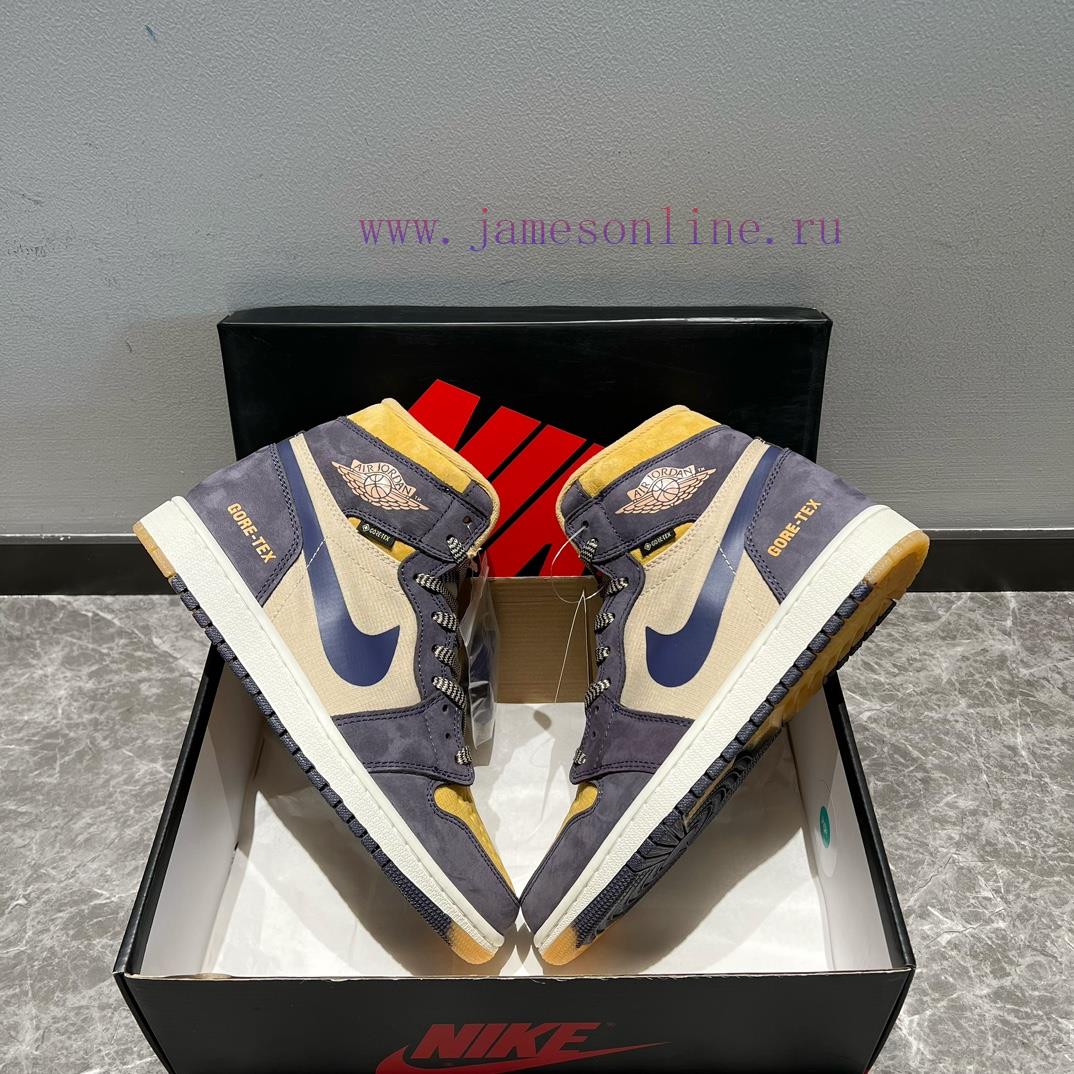 The Jordan Air Jordan 1 Element Gore Tex "Sky J Purple" High Cut Blue Brown Color Scheme Uses S douiurud - Image 6