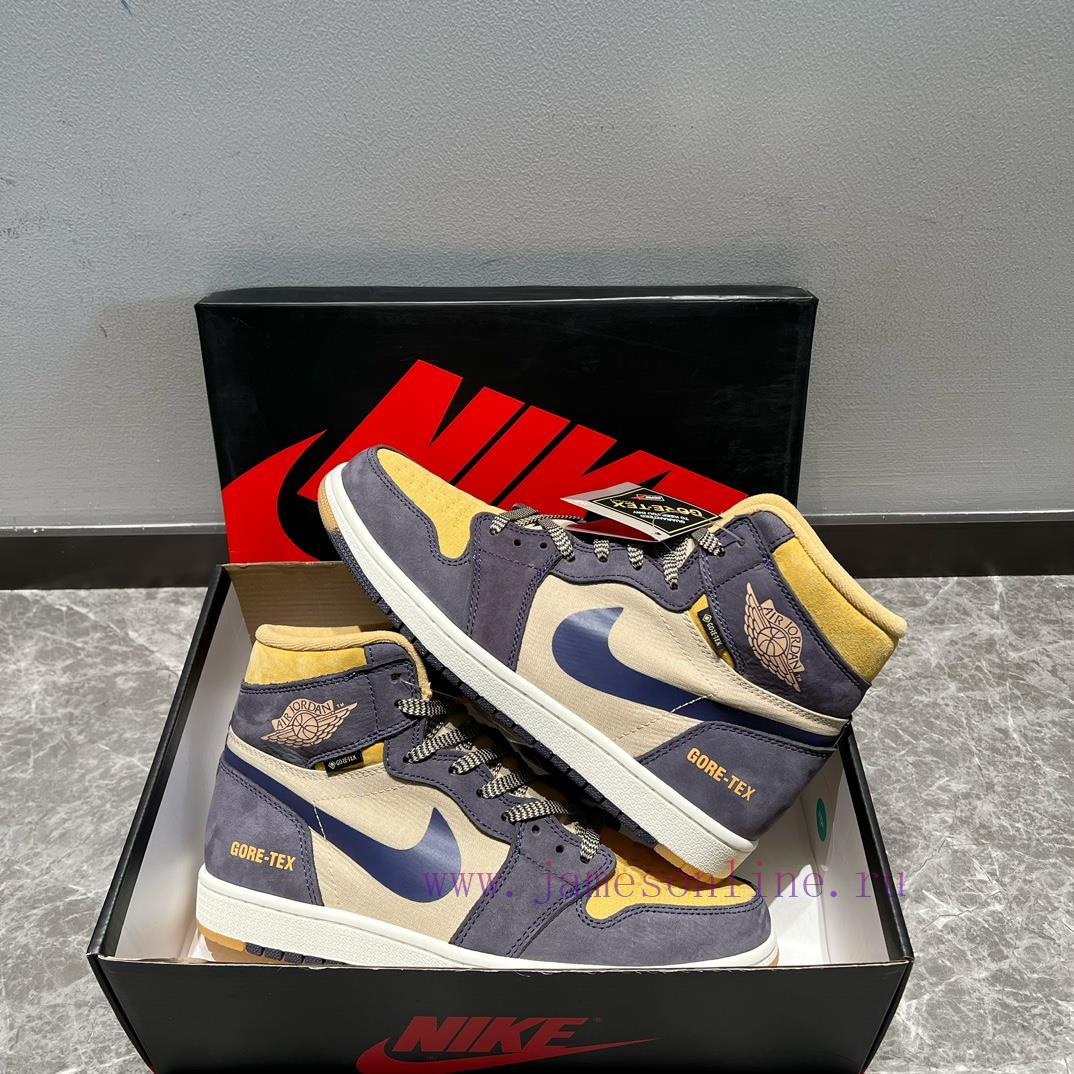 The Jordan Air Jordan 1 Element Gore Tex "Sky J Purple" High Cut Blue Brown Color Scheme Uses S douiurud - Image 7
