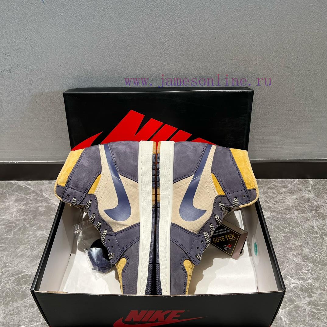 The Jordan Air Jordan 1 Element Gore Tex "Sky J Purple" High Cut Blue Brown Color Scheme Uses S douiurud - Image 8