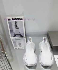 BALENCIAGA Handmade Rhinestone 3xl Sock Shoe Series Retro Casual Sports Shoe Series Launches Ex ayxbivqb